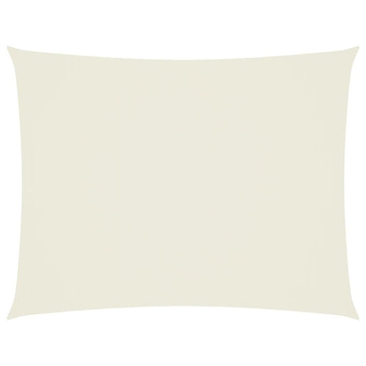 Vidaxl Toldo De Vela Rectangular Tela Oxford Color Crema 3x4,5 M_0