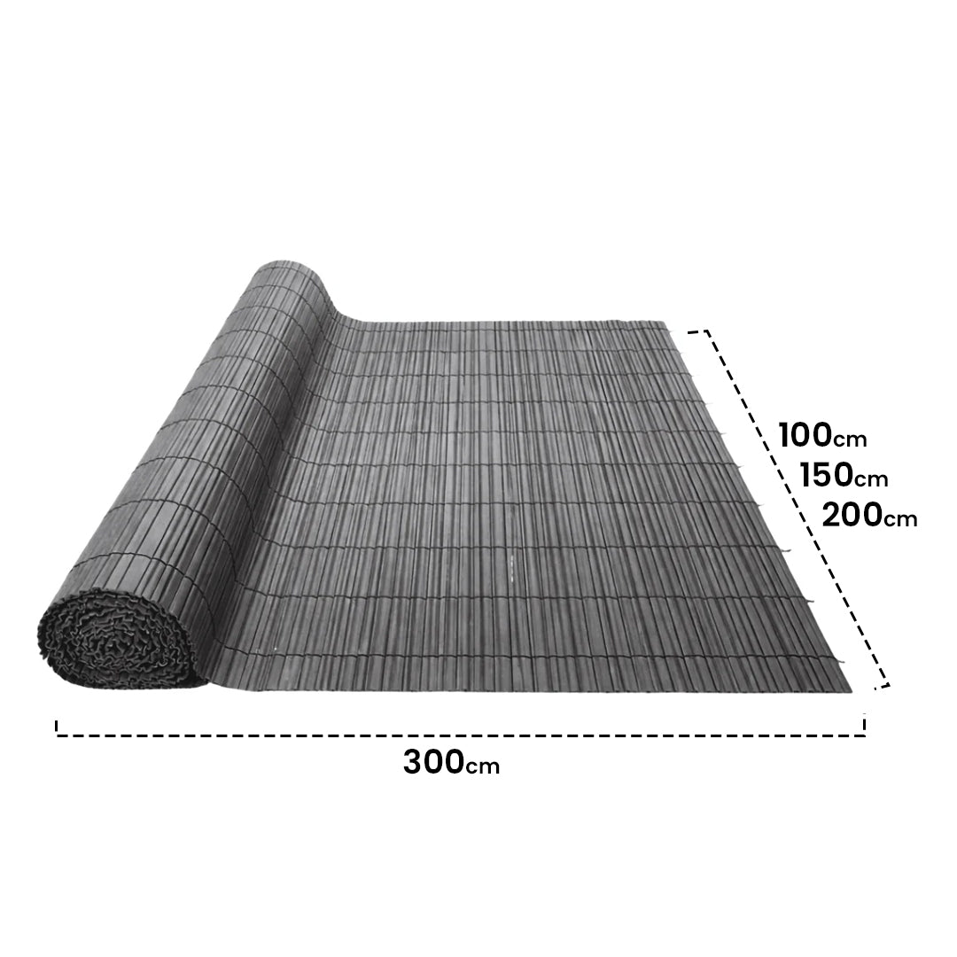 Cañizo Pvc Doble Cara 20 Mm Surfcane 20 Mm 1x3 Negro Nortene_1