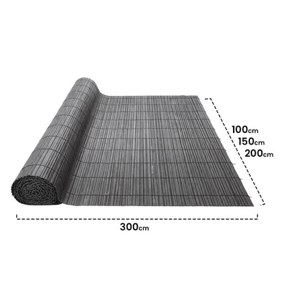 Cañizo Pvc Doble Cara 20 Mm Surfcane 20 Mm 1x3 Negro Nortene_1
