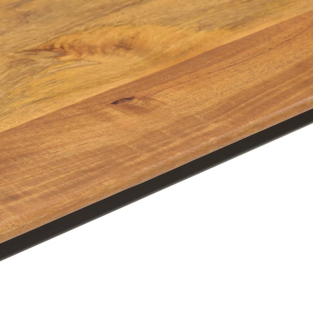 Mesa Consola Madera Maciza De Mango Y Hierro 110x40x76 Cm_3