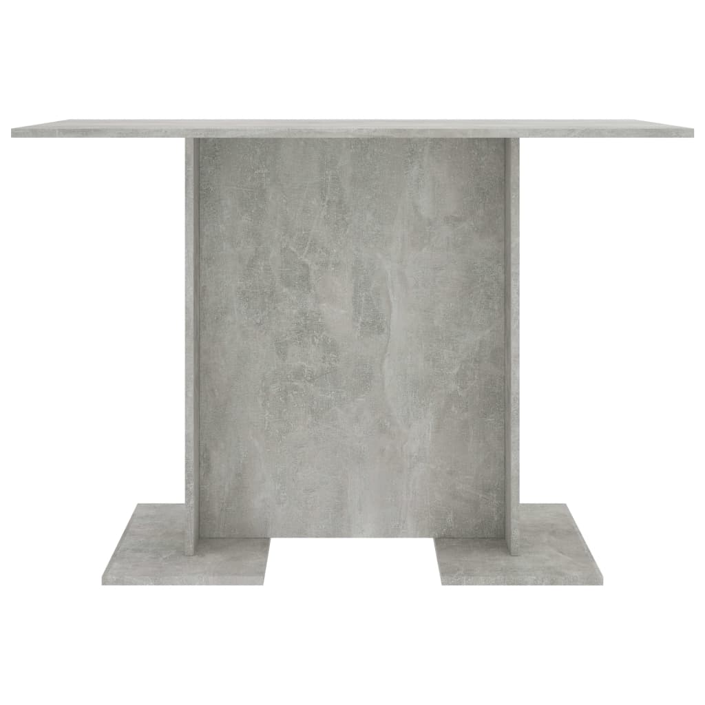 Mesa De Comedor De Madera Gris Hormigón 110x60x75 Cm_1