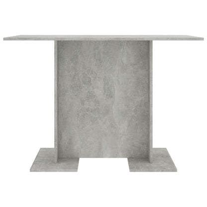 Mesa De Comedor De Madera Gris Hormigón 110x60x75 Cm_1