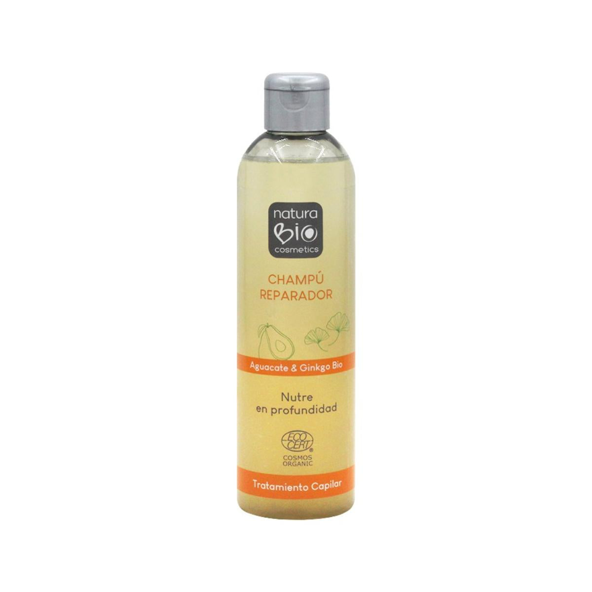 Champú tratamiento reparador Aguacate & Ginkgo Bio 250 ml NaturaBIO