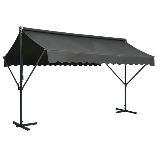 Vidaxl Toldo De Pie Independiente Gris Antracita 400x300 Cm_0