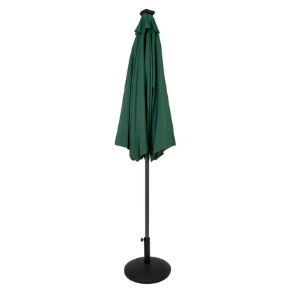 Parasol Led Inclinable 2,7 M Con Base – Verde_1
