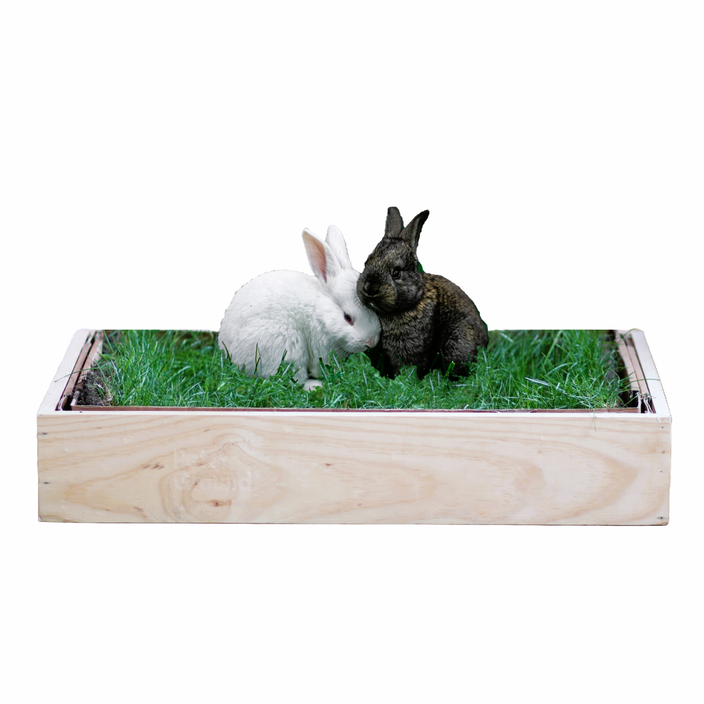Petground, Cama Para Conejos, Caja De Madera, Accesorio, Mueble Xxl: 92 X 92 Cm_0