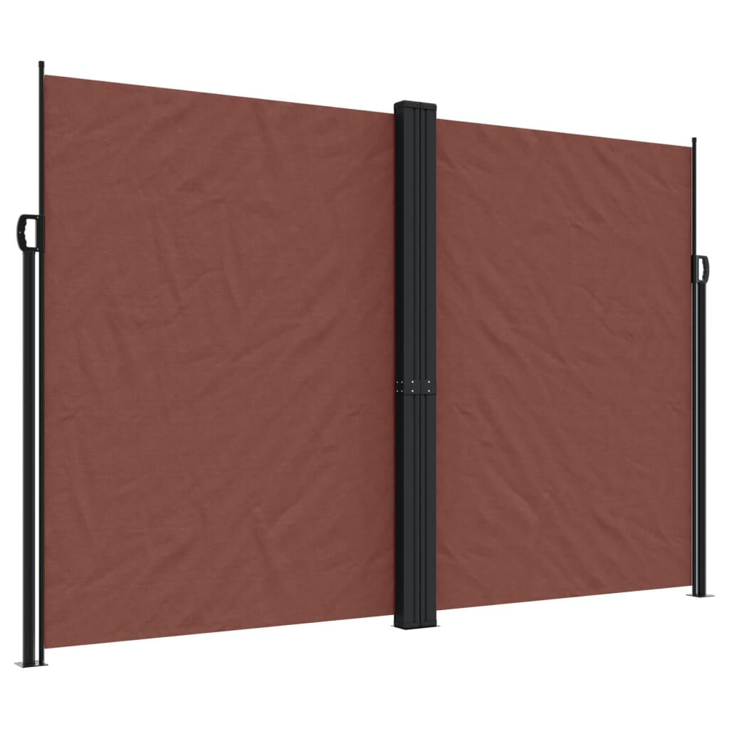 Vidaxl Toldo Lateral Retráctil Marrón 220x600 Cm_0