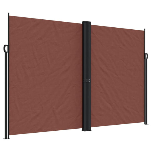 Vidaxl Toldo Lateral Retráctil Marrón 220x600 Cm_0