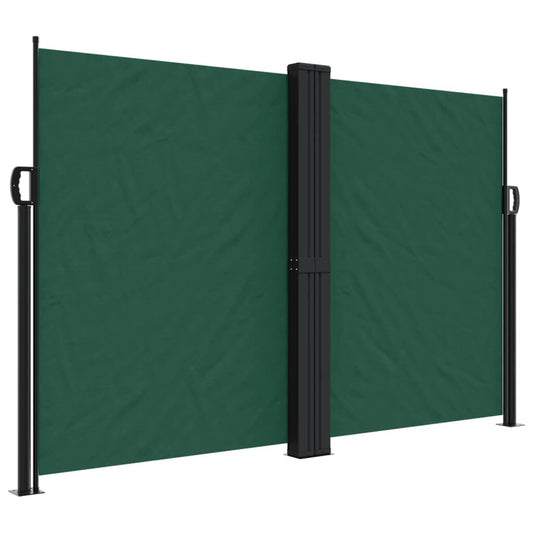Vidaxl Toldo Lateral Retráctil Verde Oscuro 160x600 Cm_0