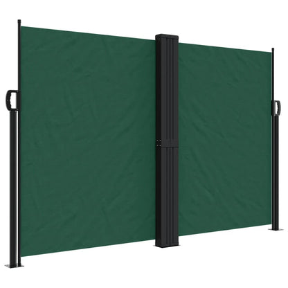 Vidaxl Toldo Lateral Retráctil Verde Oscuro 160x1200 Cm_0