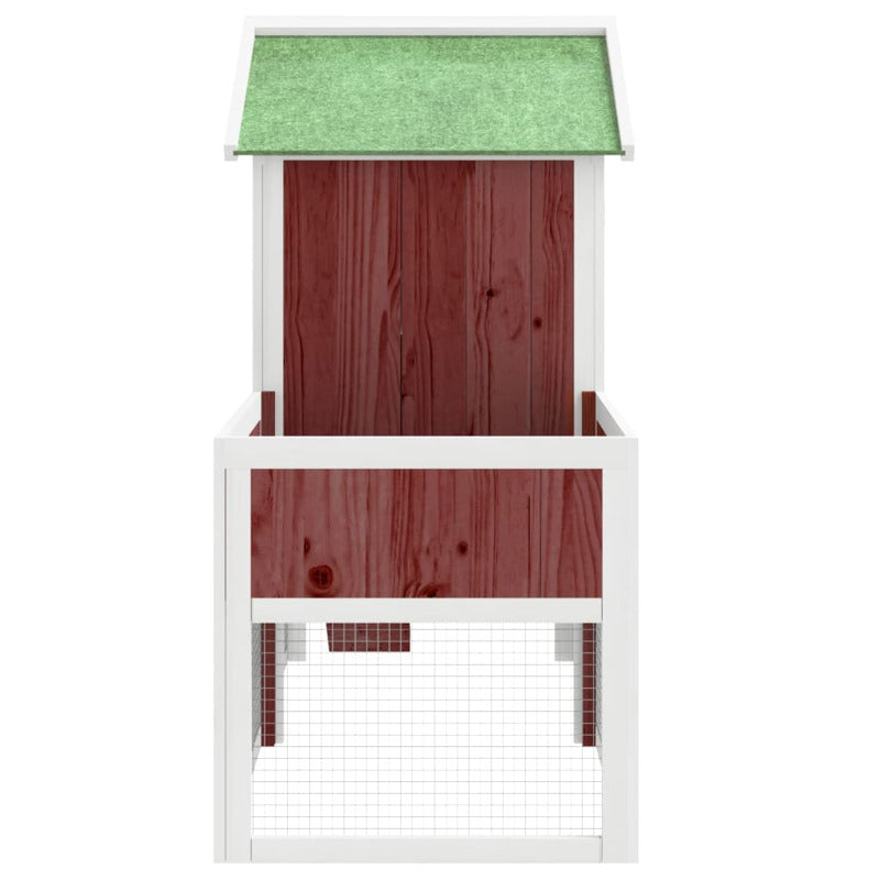 Vidaxl Conejera De Madera Maciza De Pino Mocha 170x63x113 Cm_5