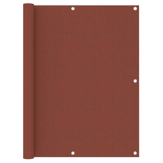Vidaxl Toldo Para Balcón De Tela Oxford Terracota 120x300 Cm_0