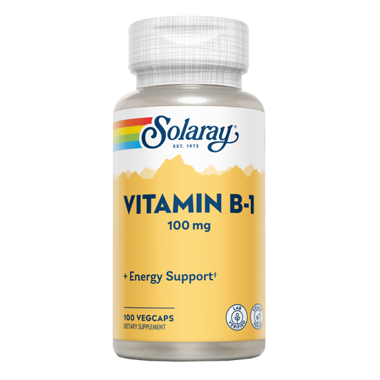 B1 100 mg Solaray, 100 cápsulas