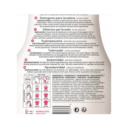 Detergente Sin Perfume lavadoras líquido Attitude 1,04 L