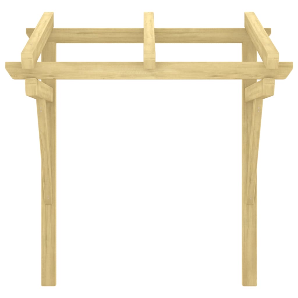 Marquesina Para Puerta Madera Pino Impregnada 100x100x80 Cm_2