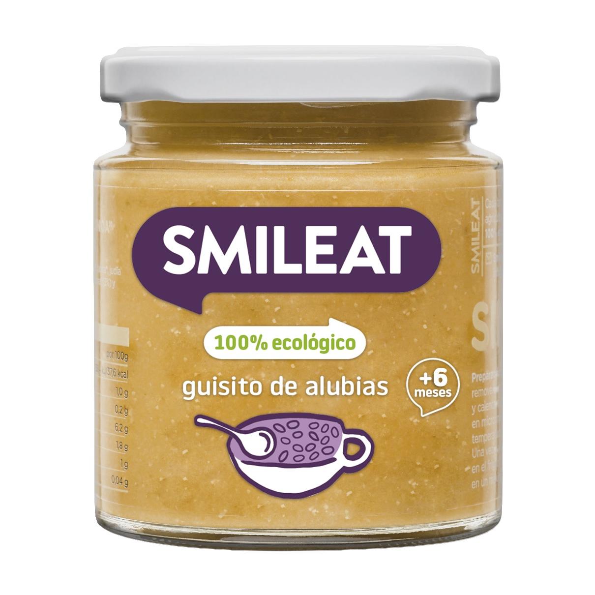Tarrito BIO Guisito de alubias Smileat, 230 g