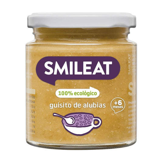 Tarrito BIO Guisito de alubias Smileat, 230 g