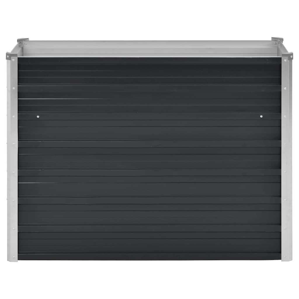 Arriate De Acero Galvanizado Gris Antracita 100x40x77 Cm_3