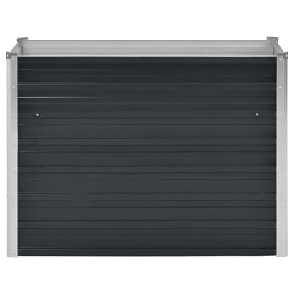 Arriate De Acero Galvanizado Gris Antracita 100x40x77 Cm_3