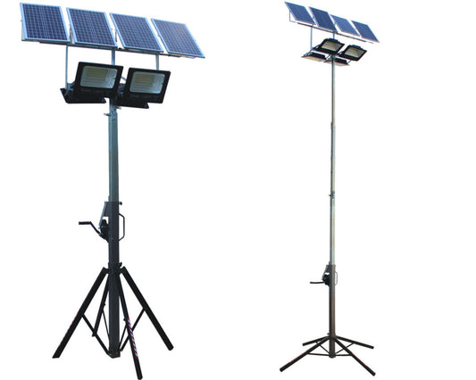 Ayerbe - 5419107 - Torre Trípode De Iluminación Profesional 5 M. 4 X 100 W_0