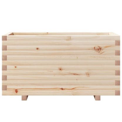 Jardinera Madera Maciza De Pino 90x40x49,5 Cm_4