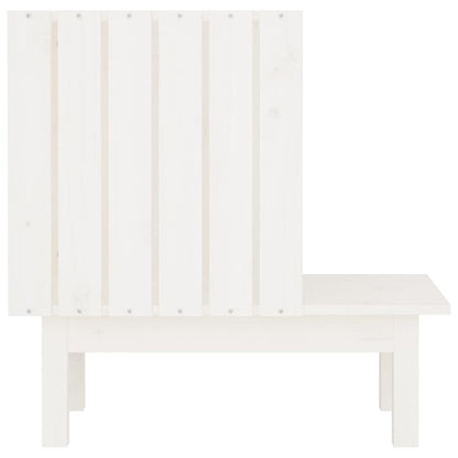 Casa Para Gatos De Madera Maciza De Pino Blanco 60x36x60 Cm_4