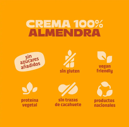 Pack crema 100% almendra nacional 6 uds The Nut Club 1080g_5