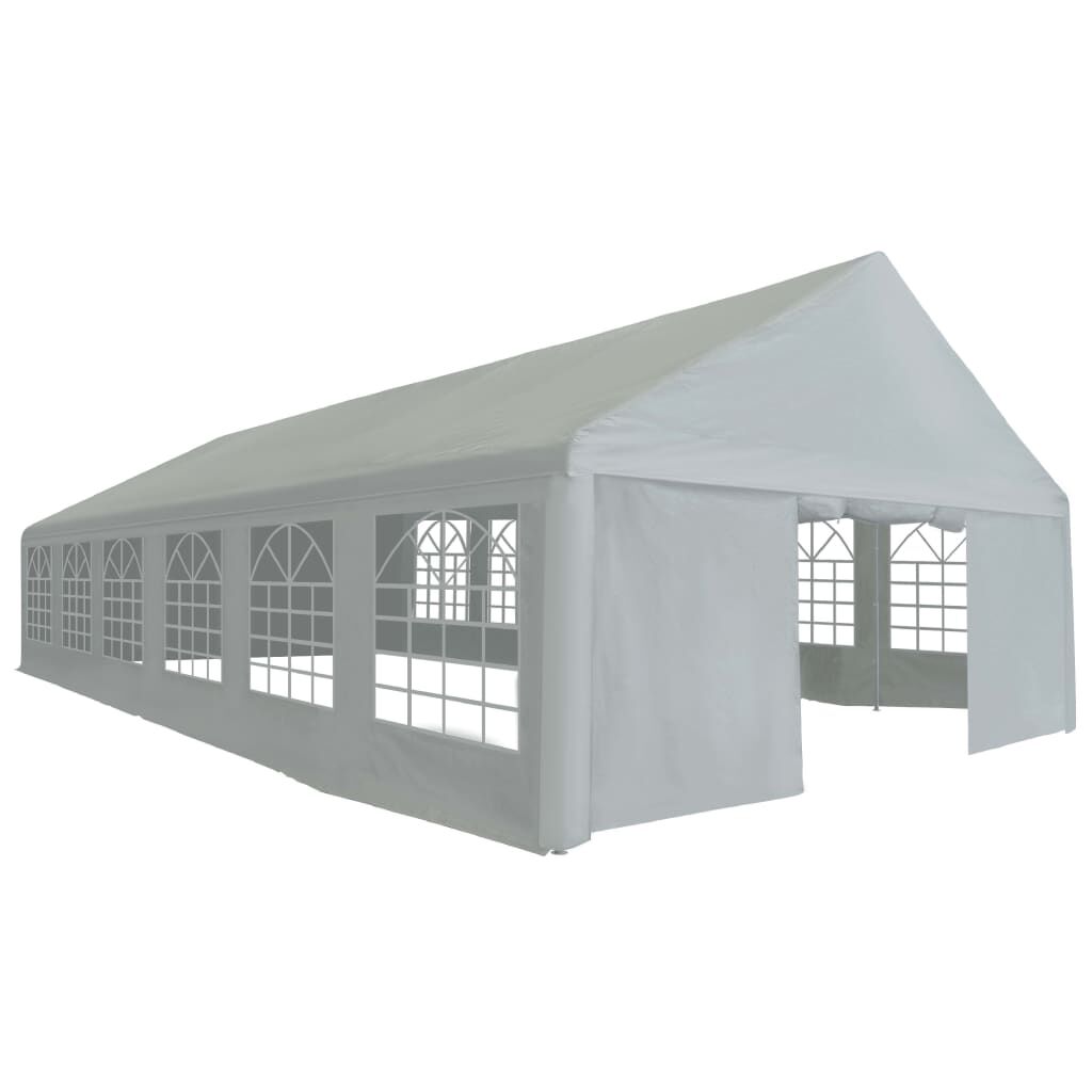 Vidaxl Carpa Para Fiestas Pe Gris 6x12 M_1