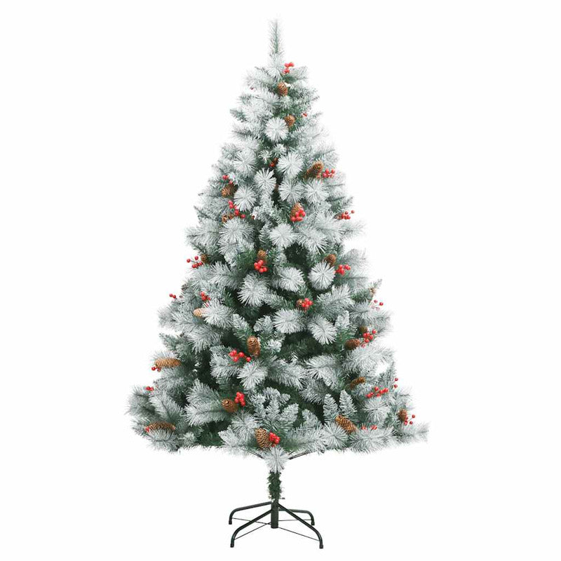 Vidaxl Árbol De Navidad Artificial Con Bisagras 300 Led Y Bolas 240 Cm_4