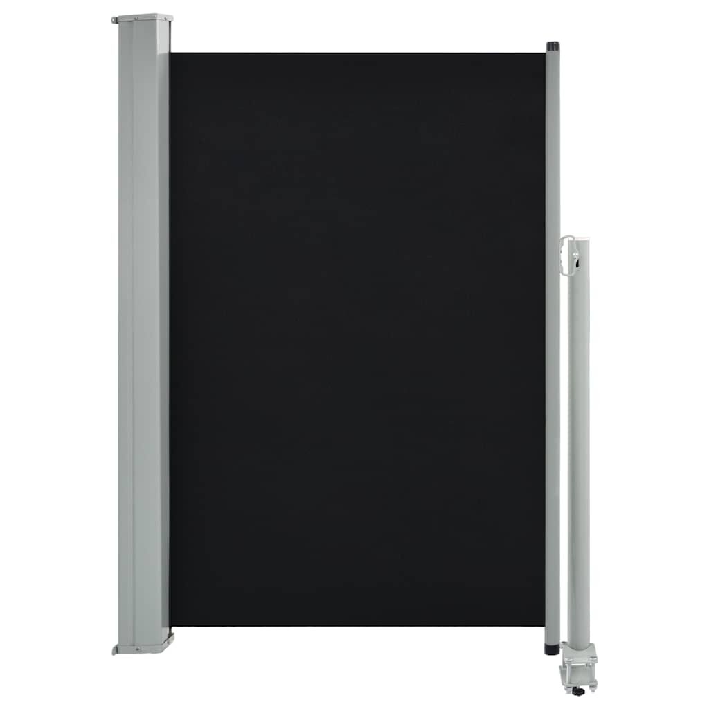 Vidaxl Toldo Lateral Retráctil Para Patio 120x300 Cm Negro_0