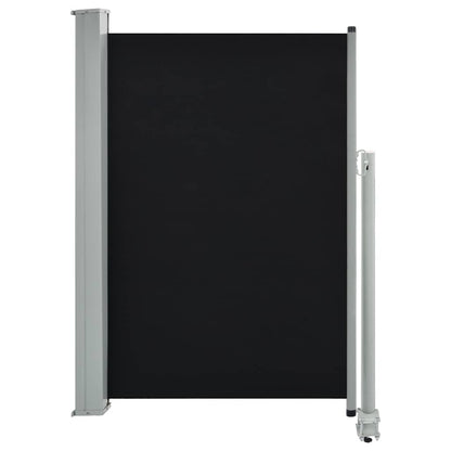 Vidaxl Toldo Lateral Retráctil Para Patio 120x300 Cm Negro_0