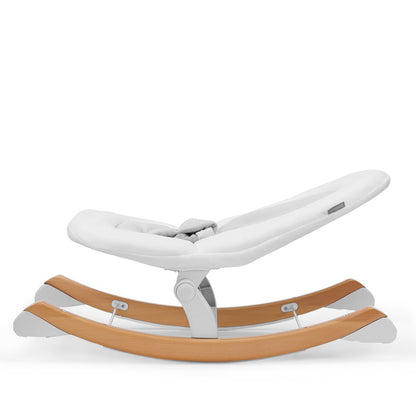 Hamaca Mecedora De Madera Para Bebé Finio White_2