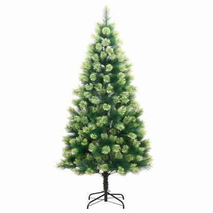 Vidaxl Árbol De Navidad Artificial Con Bisagras 300 Led Y Bolas 210 Cm_4