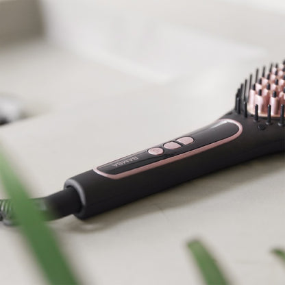 Cecotec Cepillo Alisador De Cerámica Bamba Instantcare Perfectbrush. 61 W Revestimiento De Queratina Y Aceite De Argán E_3