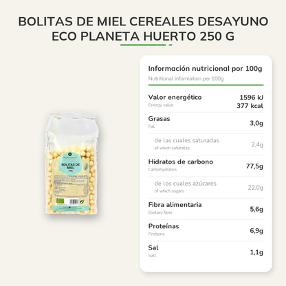 Información nutricional