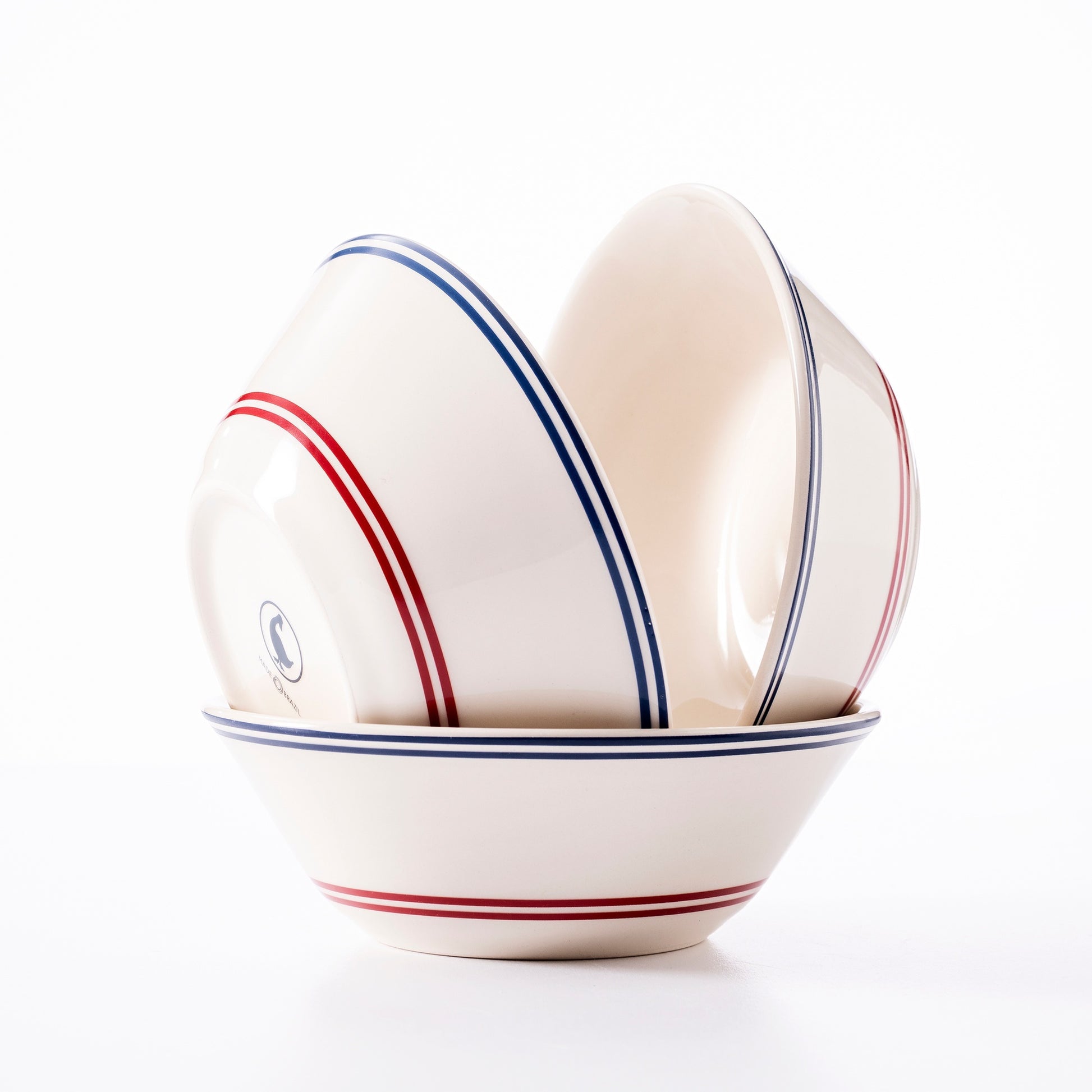 Set 3pzs Boles Para Servir En Gres El Ganso