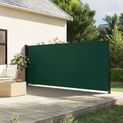 Vidaxl Toldo Lateral Retráctil Verde Oscuro 170x300 Cm_1