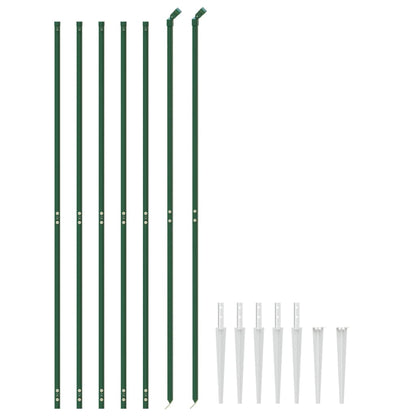 Cerca De Alambre Con Pinchos De Anclaje Verde 1,6x10 M / Vetonek_2