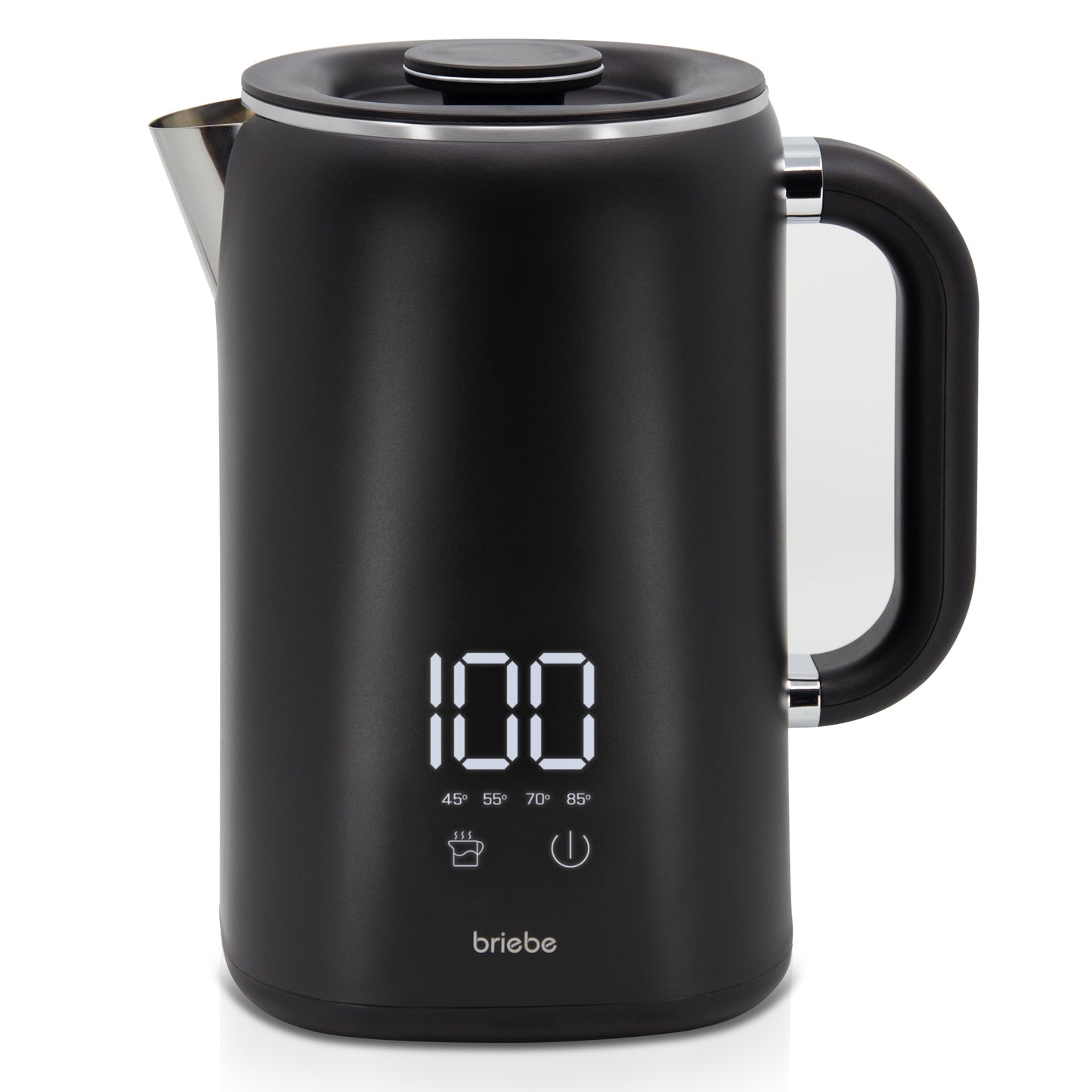 Briebe I-black Hervidor Agua Eléctrico 1,7lregulador De Temperatura Digital 45°c A 100°c, Libre Bpa,base 360°,kt1175blk_0