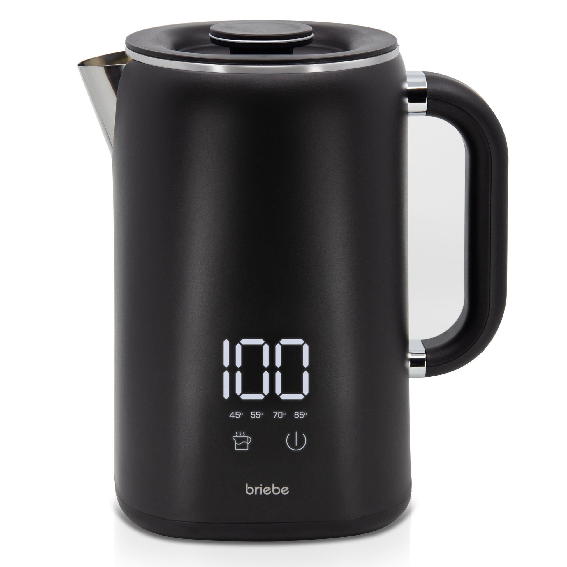 Briebe I-black Hervidor Agua Eléctrico 1,7lregulador De Temperatura Digital 45°c A 100°c, Libre Bpa,base 360°,kt1175blk_0