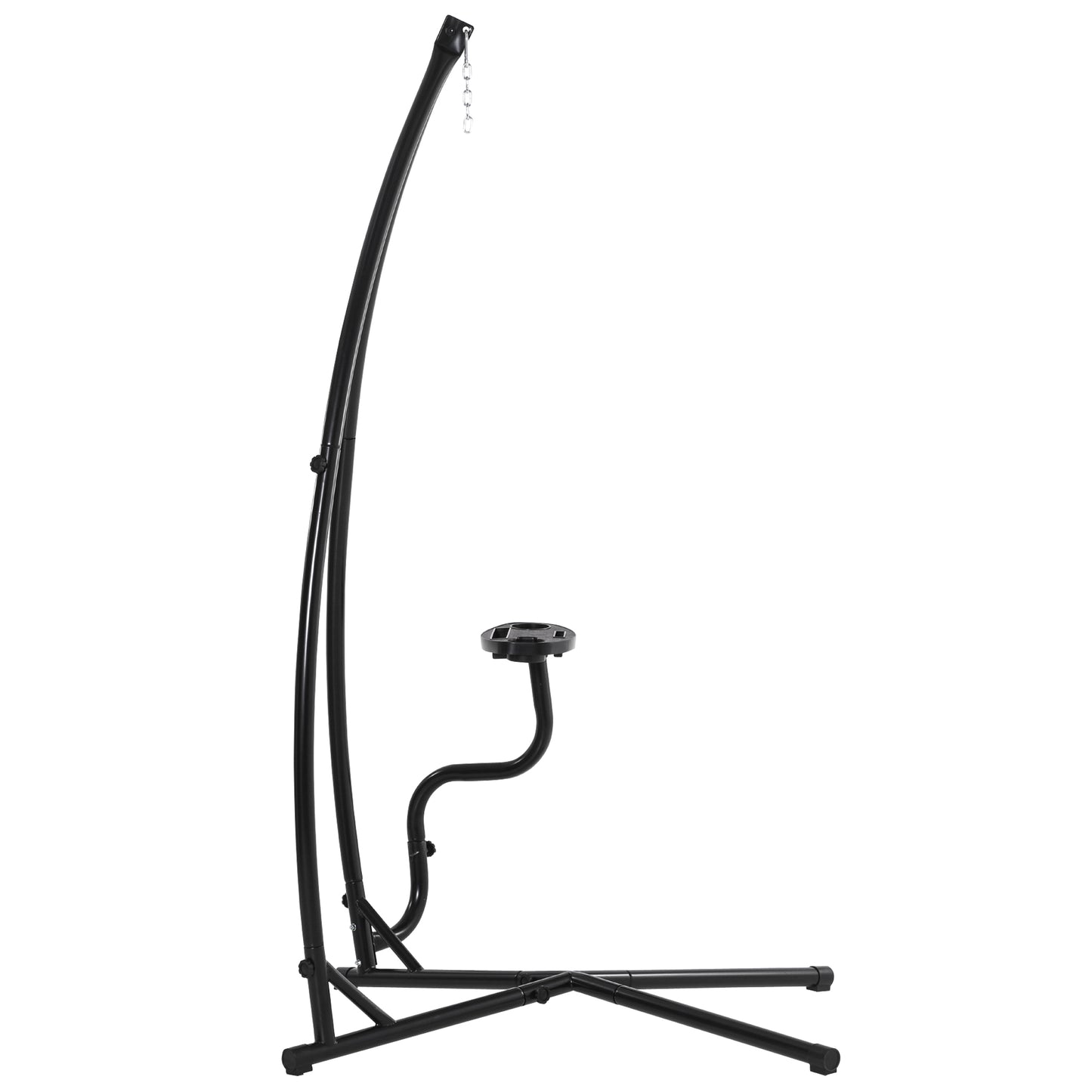 Outsunny Soporte Para Silla Colgante 190 Cm Sostén Para Columpio Con Mesita_3