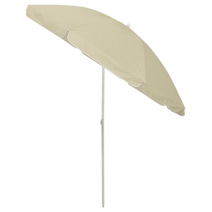 Sombrilla De Playa Amarillo Arena 240 Cm_1