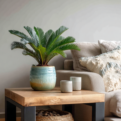 Palma De Sagú - 2 Pzs - Cycas Revoluta - Altura 45-60cm - ⌀15cm