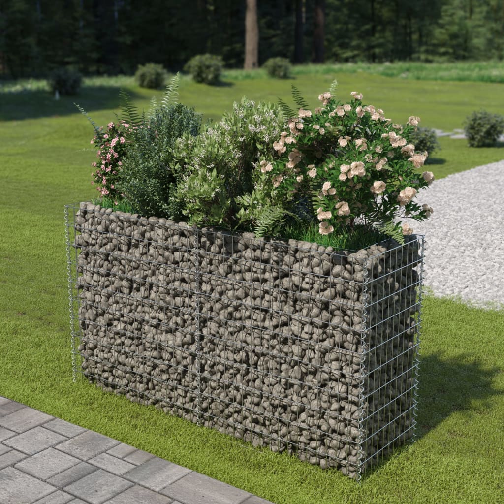 Jardinera De Gaviones 180x50x100 Cm / Vetonek_1