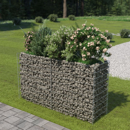 Jardinera De Gaviones 180x50x100 Cm / Vetonek_1