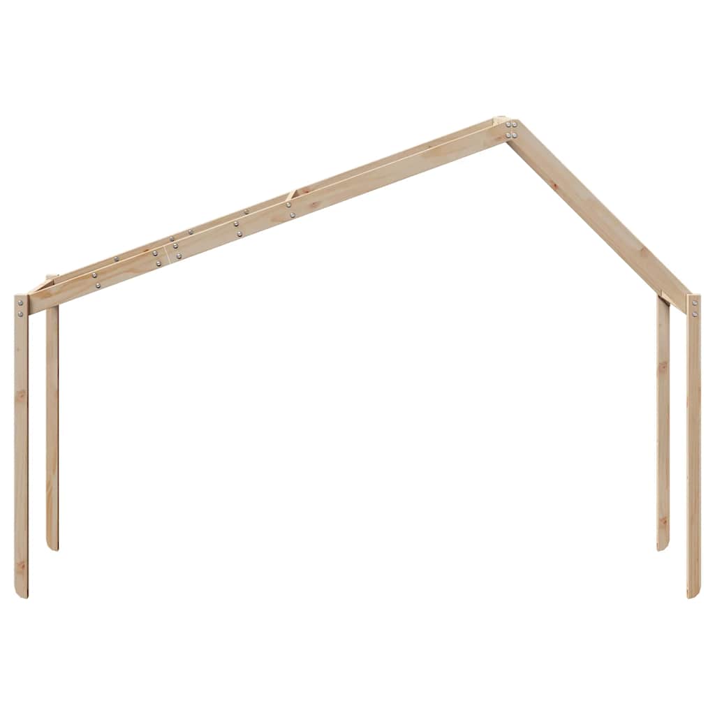 Techo De Cama Infantil Madera Maciza Pino 203x95,5x142 Cm_3