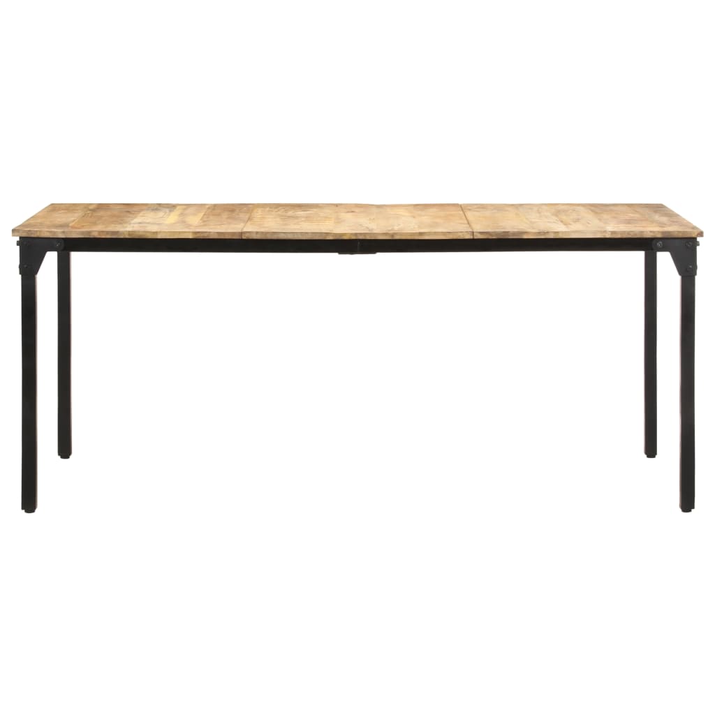 Mesa De Comedor Madera De Mango Rugosa 180x90x76 Cm_0