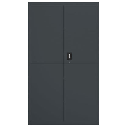Armario Archivador De Acero Gris Antracita 105x40x180 Cm_2