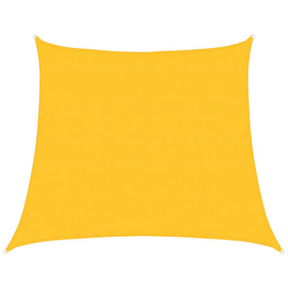 Vidaxl Toldo De Vela Trapecio Hdpe Amarillo 160 G/m² 4/5x4 M_0