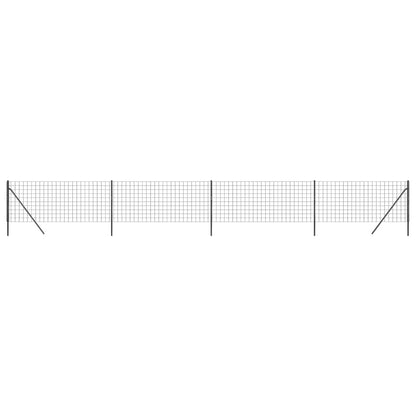Cerca De Alambre De Acero Galvanizado Gris Antracita 1,1x10 M / Vetonek_1
